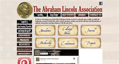 Desktop Screenshot of abrahamlincolnassociation.org